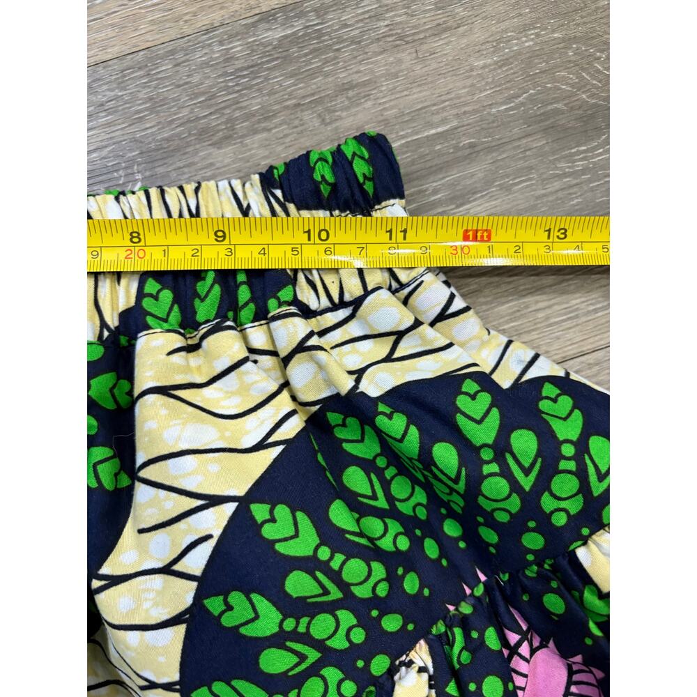 Verita African Print Midi Skirt Bohemian Festival Cottagecore Medium - Picture 5 of 7